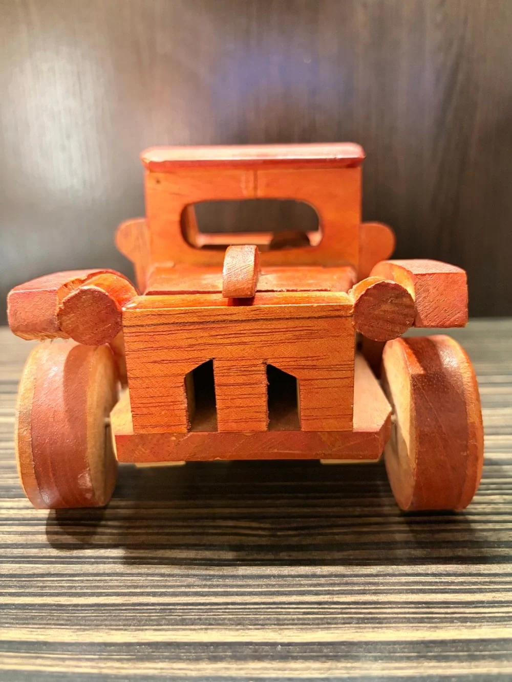 Handmade Handcrafted Vintage Wooden Car